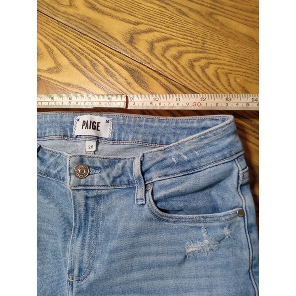 PAIGE Womens Jeans 26 BLUE BRIGITTE Preowned Work Casual Summer Spring Winter - Picture 7 of 11